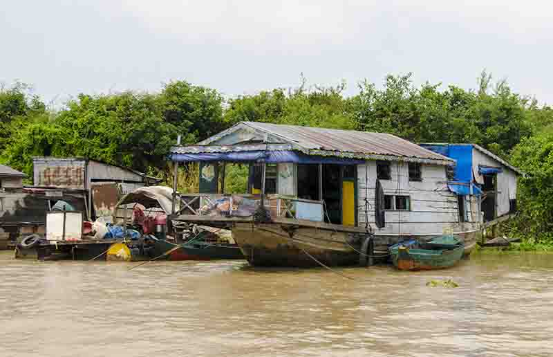 06 - Camboya - lago Tonle Sap y pueblo flotante de Chung Knearn